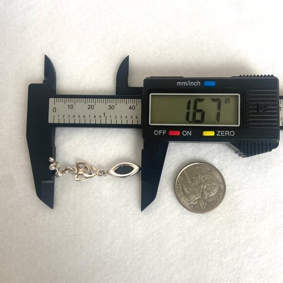 Sterling Silver 925 Celtic Knot Baltic Amber Cabochon Dangle Drop Earrings - Picture 14 of 16